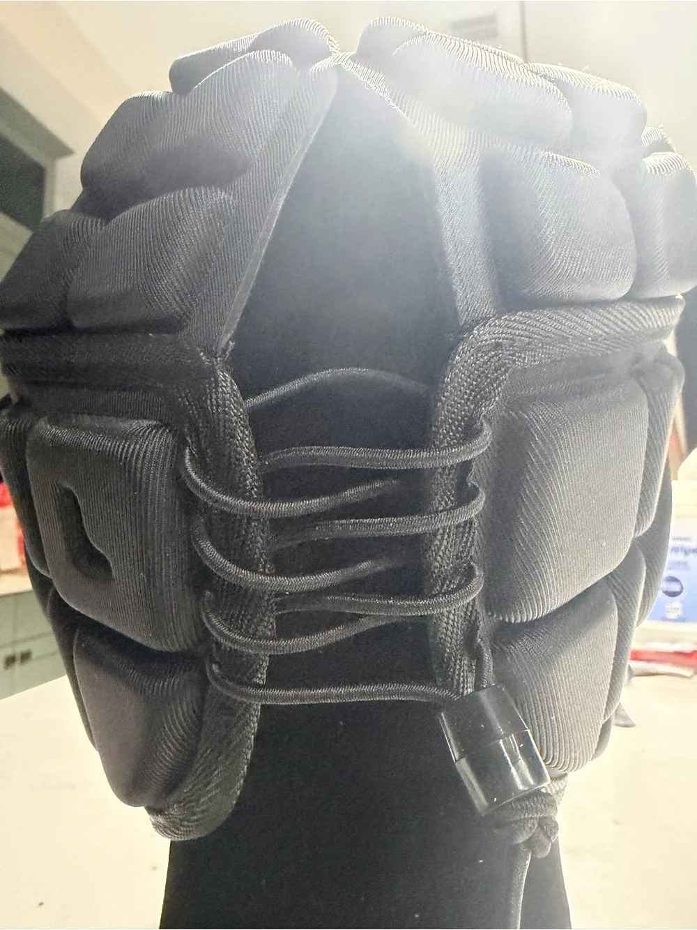 Kids Protective Black Padded Face Mask. BB2